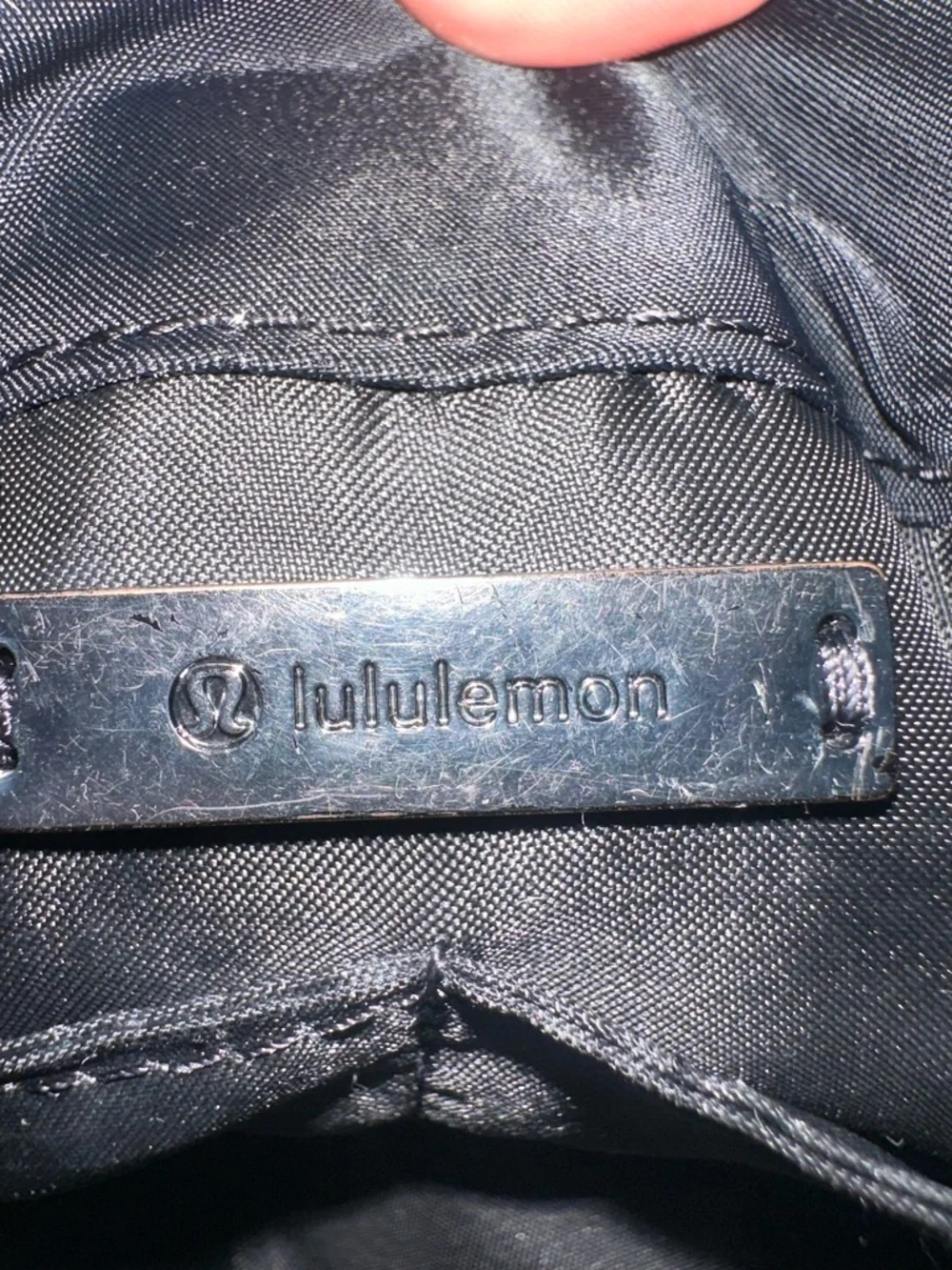 Lululemon Black Fold Over Crossbody Messenger Bag Buckle Flap Athleisure Chic
